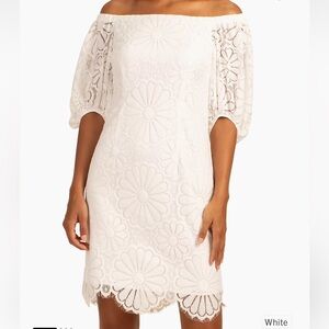 TRINA TURK White Sweet Dress Size 8, NWT